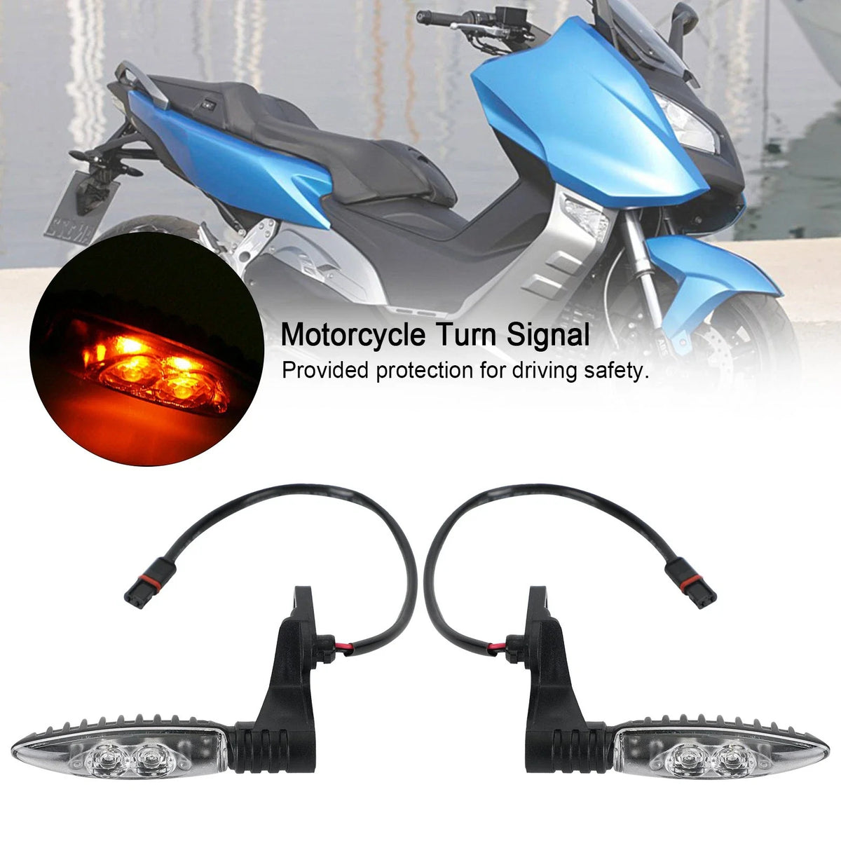LED Rear Turn Signal Lights for BMW F650 F700GS F800GS R1200GS 2008-2018