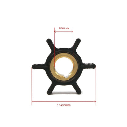 Water Pump Impeller Kit for 4/5/6/8 HP Johnson Evinrude Outboard (396644)