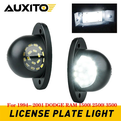2X Rear LED License Plate Light for Dodge Ram 1500 2500 3500 (94-01)