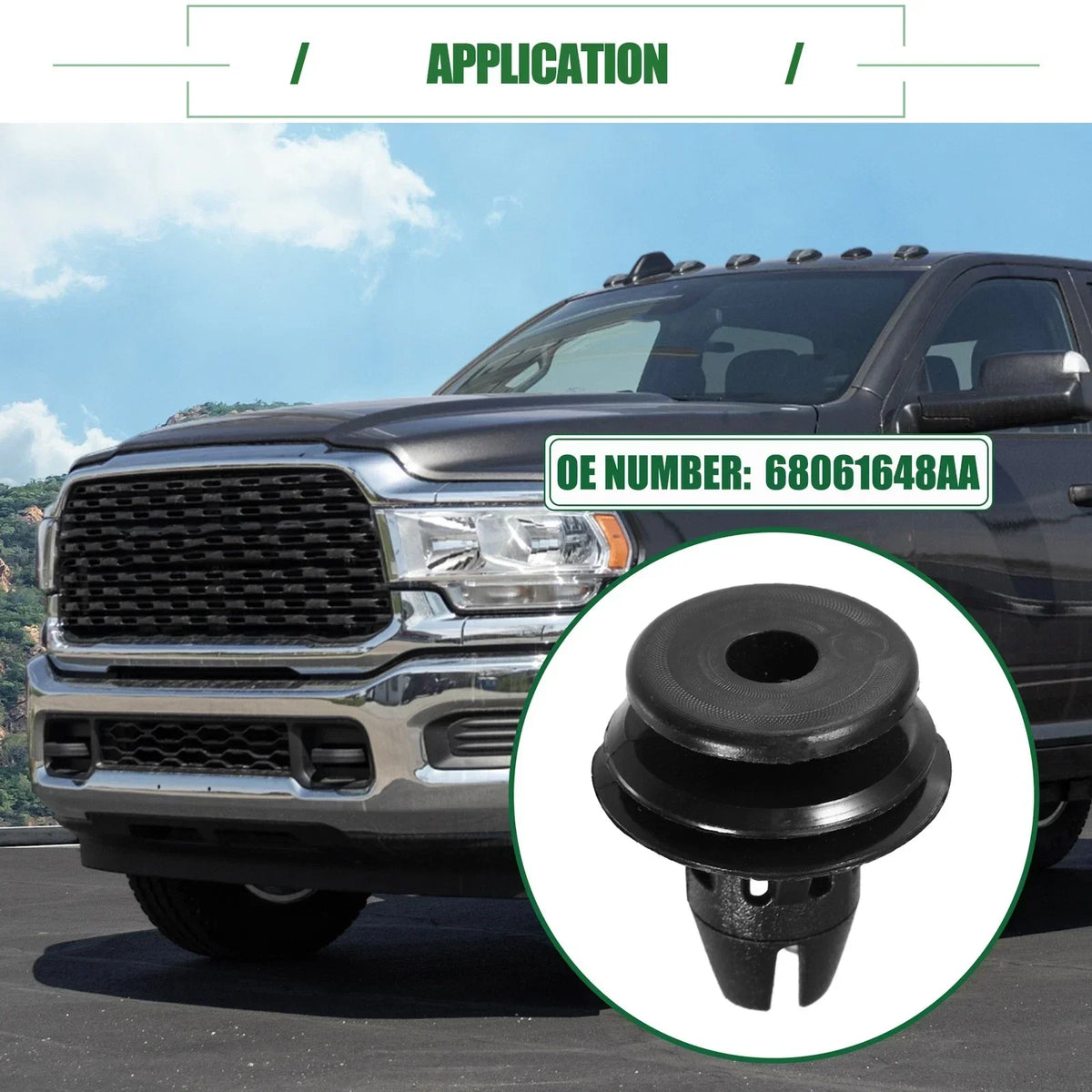 Tail Light Lamp Retainer Clips - 30 Pack for Dodge Ram 1500 (2019-2023)