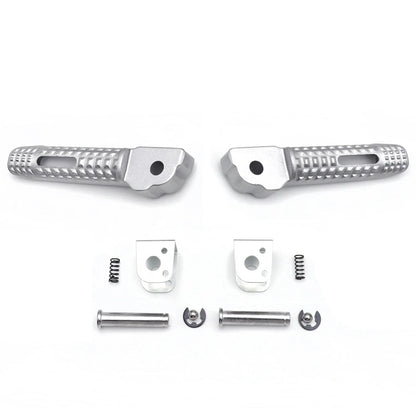 Silver Rear Passenger Foot Pegs for BMW S1000RR (2010-2018)