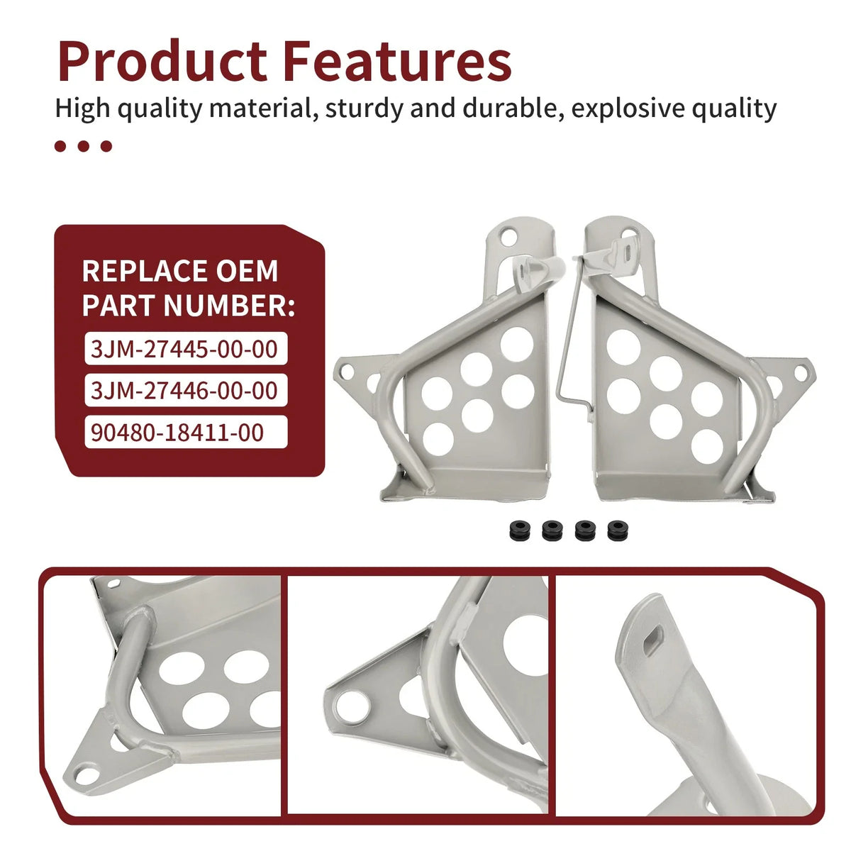 Heel Guard Set for Yamaha Blaster 200 YFS200 (1990-2006)