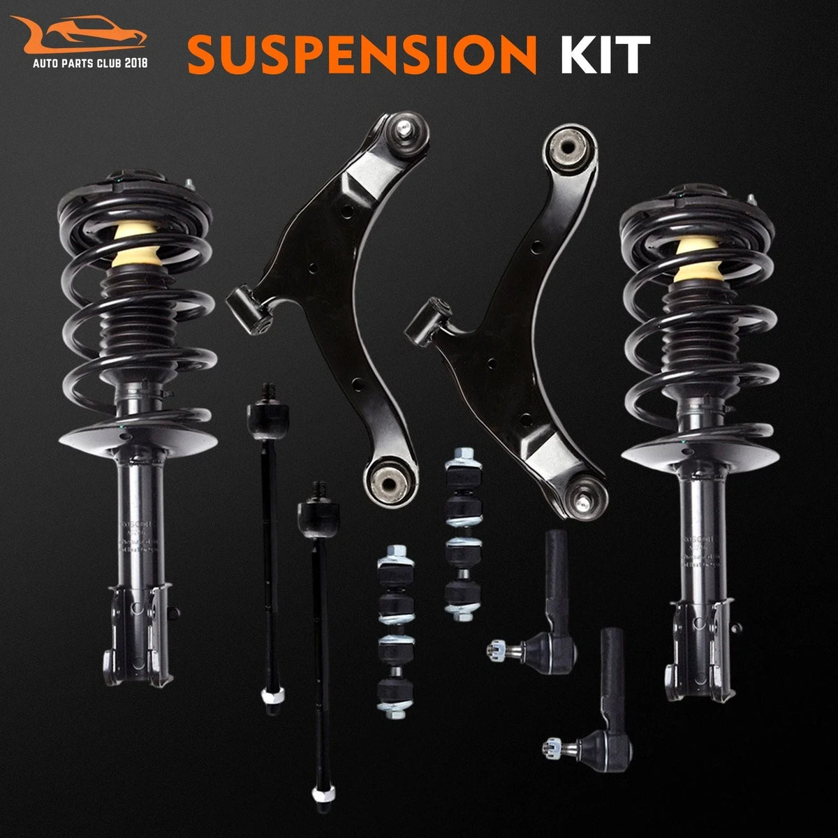 Front Struts Stabilizer Control Arm Tie Rods for Chrysler PT Cruiser (2001–2010)