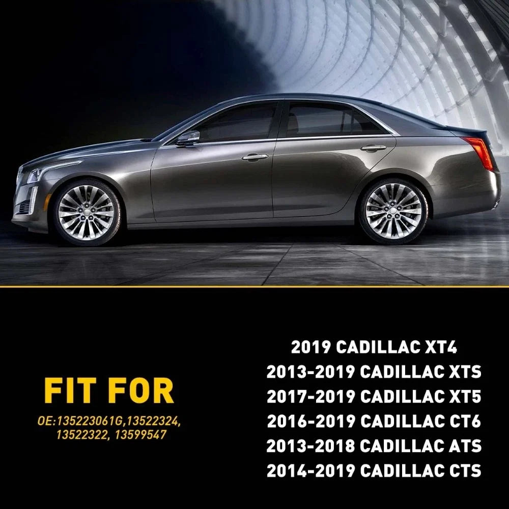 Chrome Trim Cap for Door Lock Cylinder for Cadillac CTS ATS XTS 2013-2019