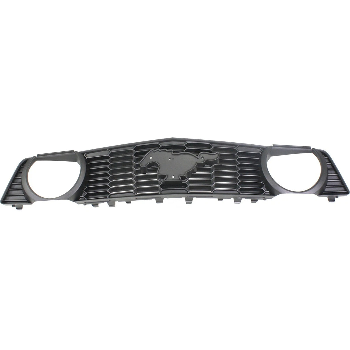 Grille for Ford Mustang (2010–2012) Textured Gray Plastic