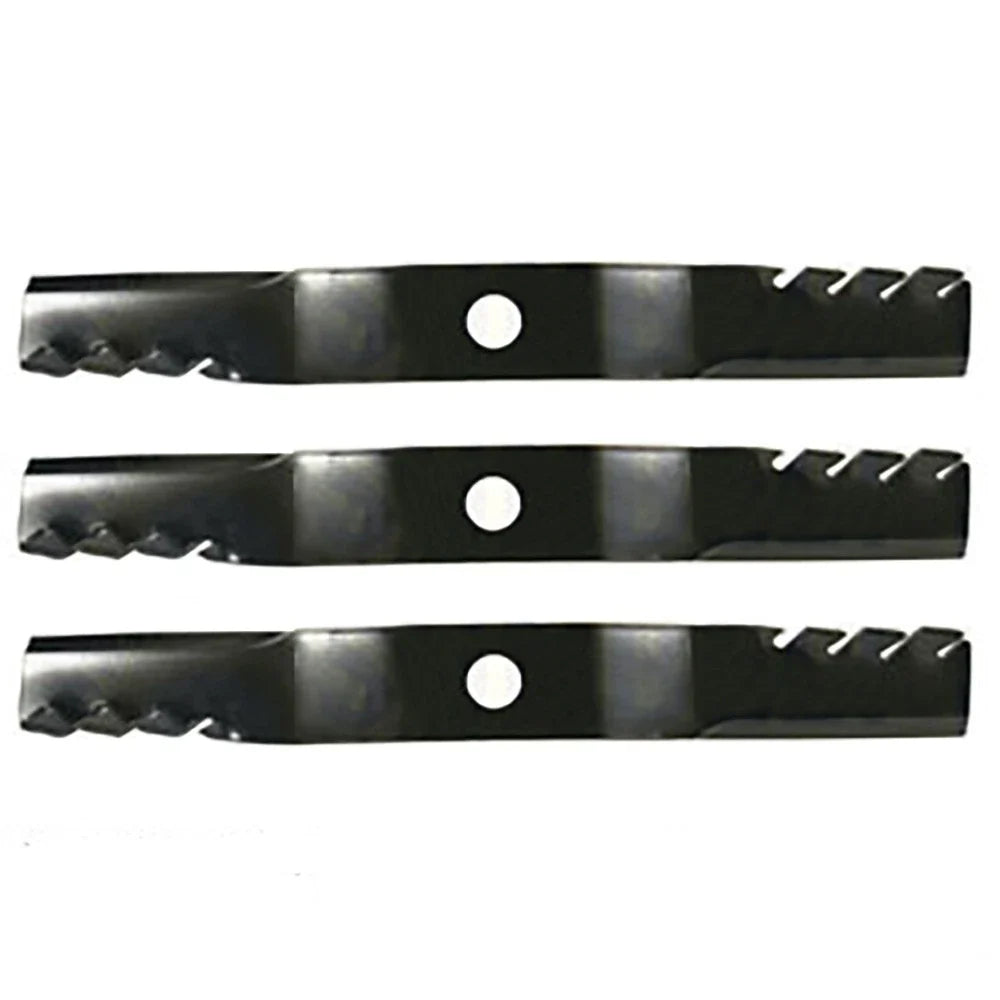 Set of 3 Mulching Blades K537199042 for Kubota Riding Mower