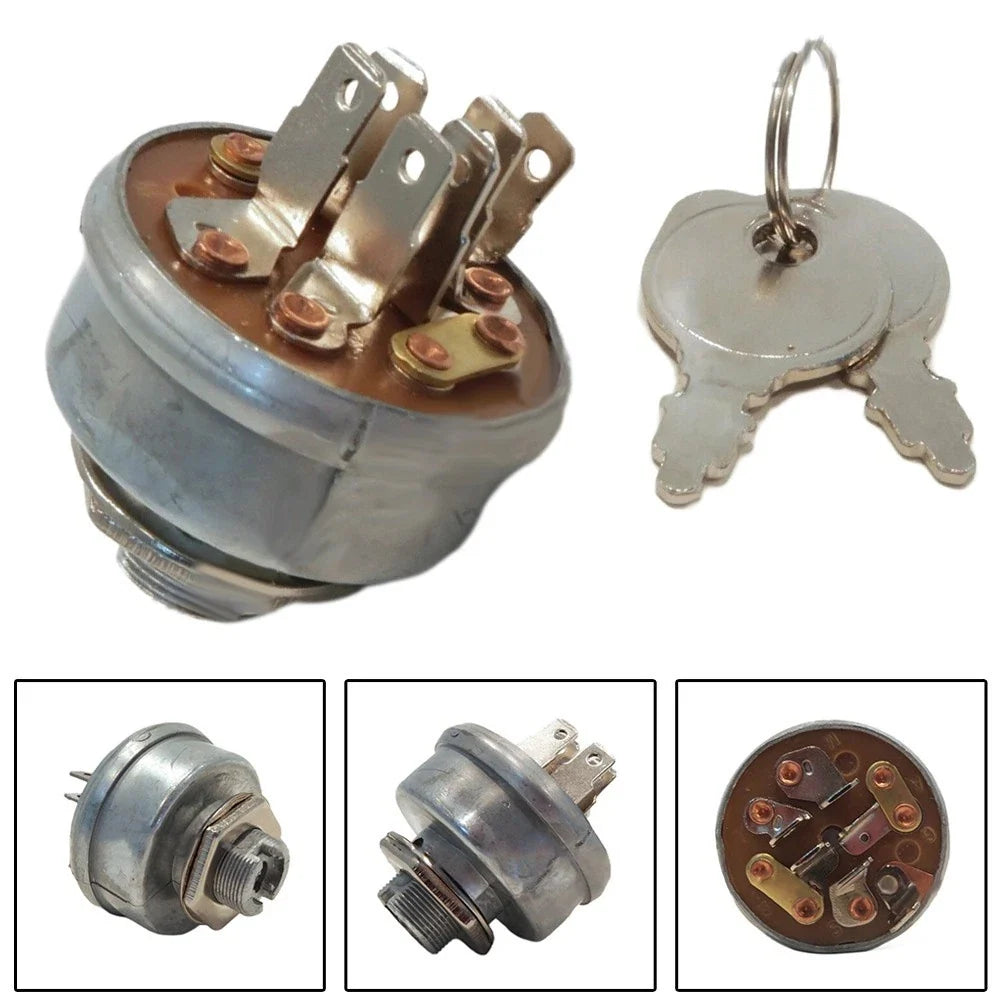 Ignition Switch for - Silver with Keys