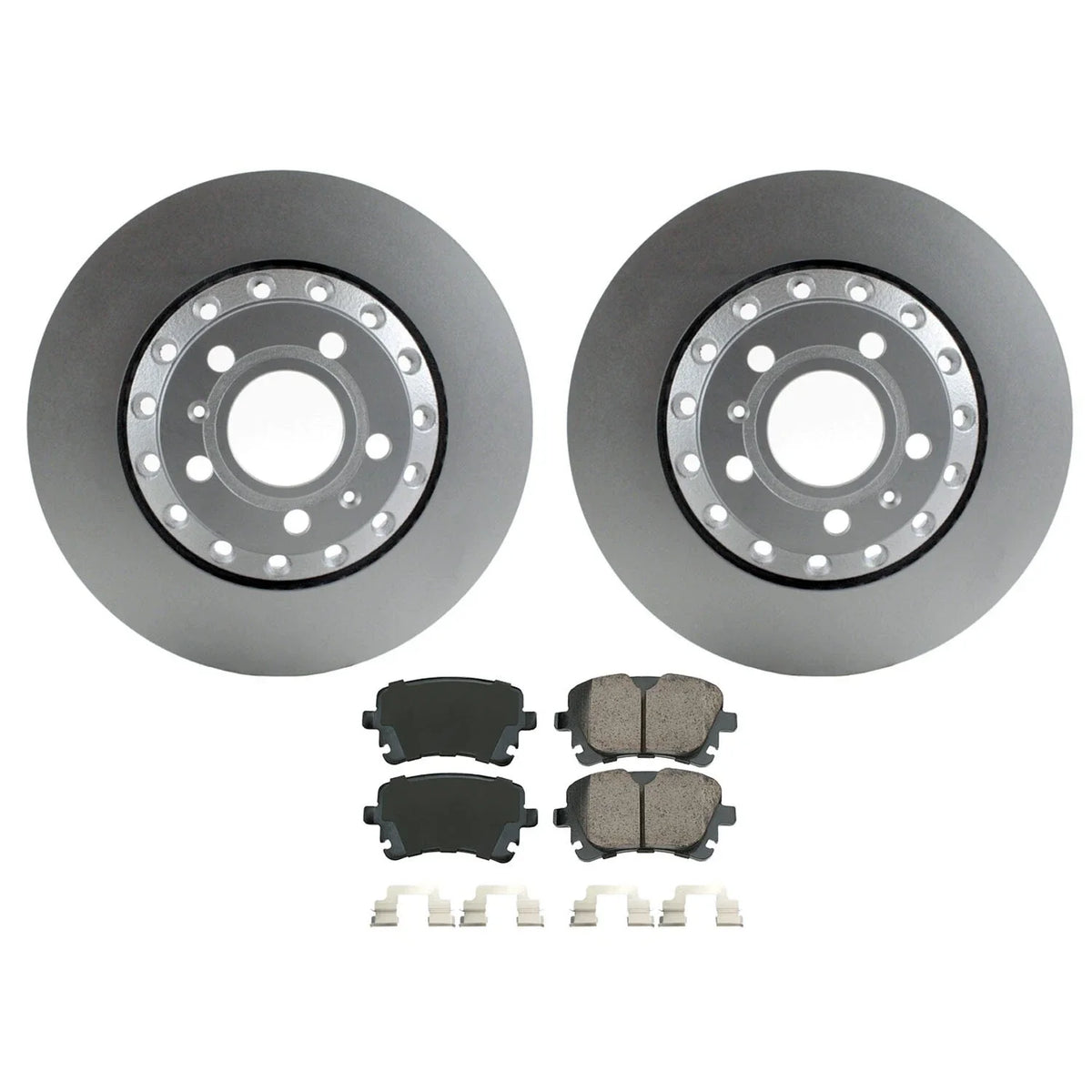 Rear Brake Kit with SHW 310mm Rotors & Akebono Ceramic Pads for Audi A8 (1997–2003)