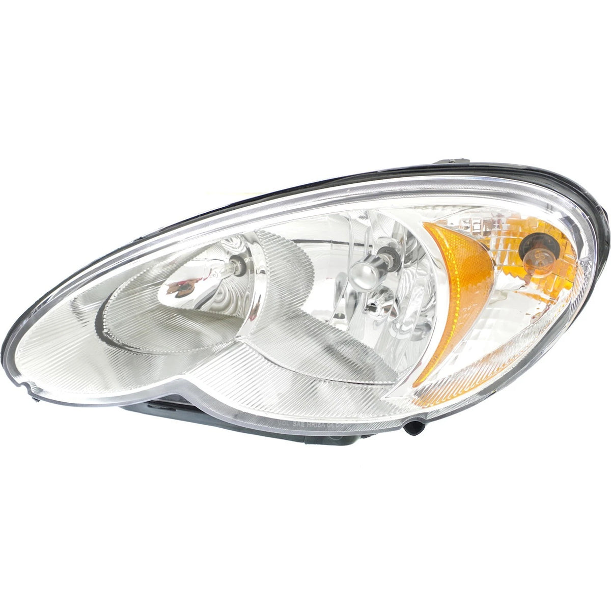 Headlight Assembly Set of 2 for Chrysler PT Cruiser (2006–2010) with Bulb