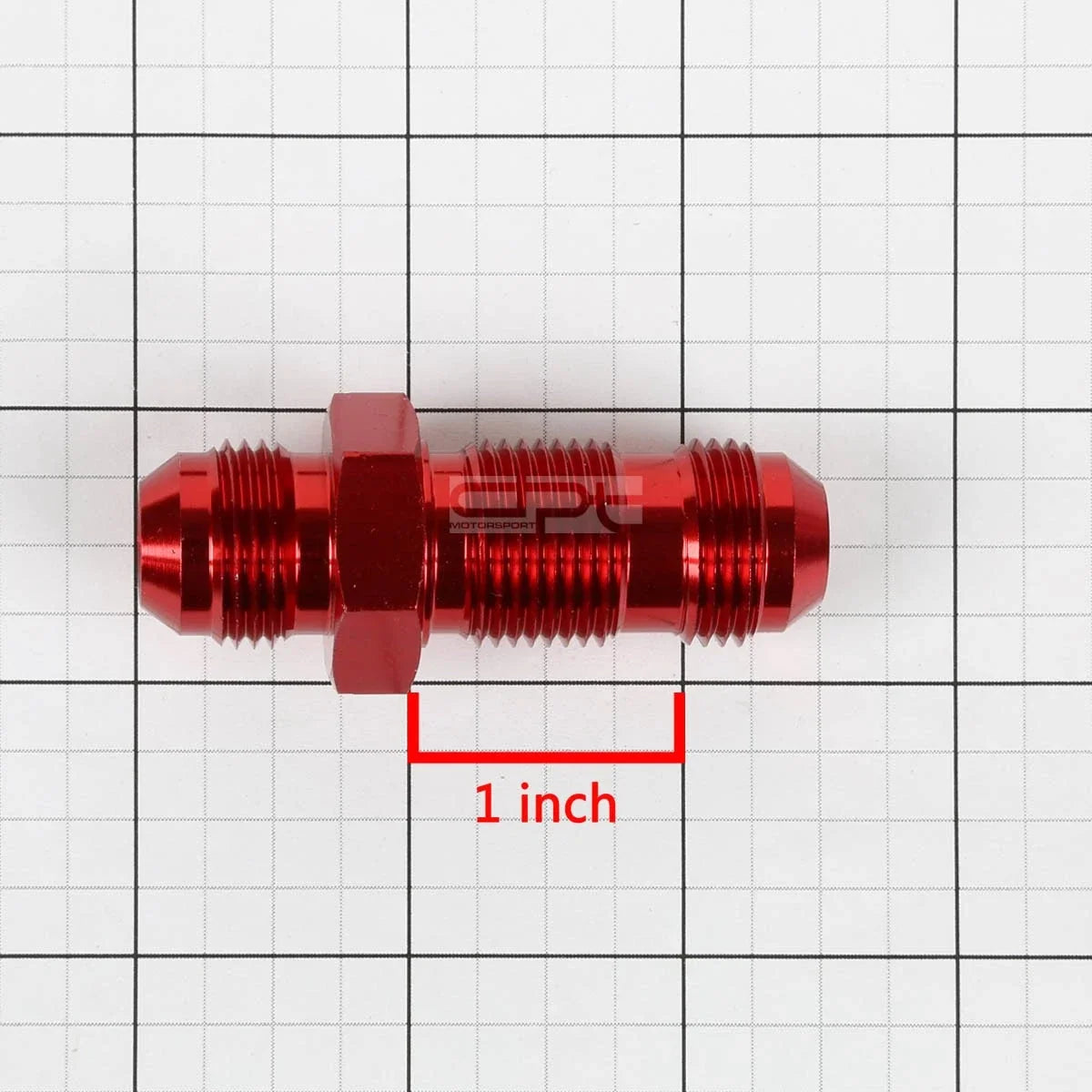 8AN Male Thread Straight Bulkhead Flare Fitting for Universal Applications