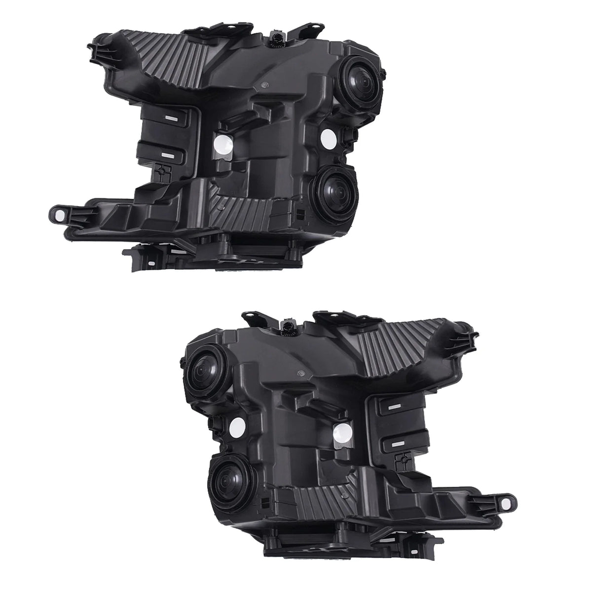 Halogen Black Clear Corner Headlights for Ford F150 (2018–2020) - Pair