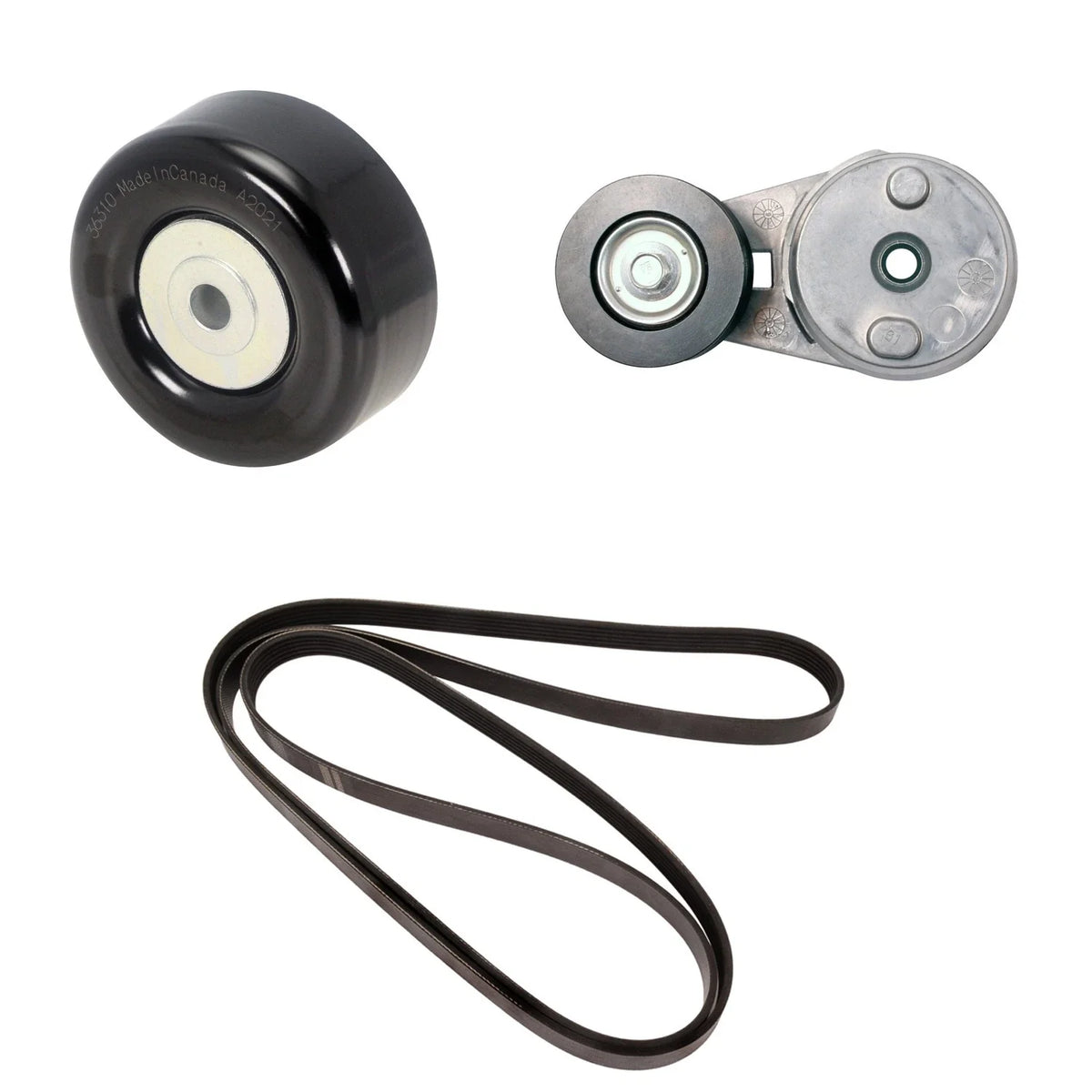 Drive Belt Idler Pulley Tensioner Kit for Sierra Silverado 2500 (2007–2014)