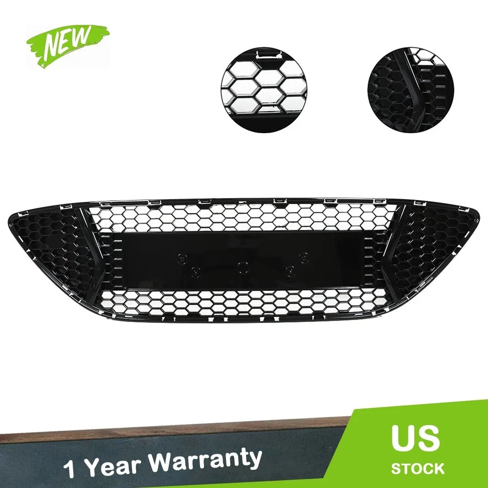 Front Grille Bumper Center for Ford Focus (2013–2014) Black