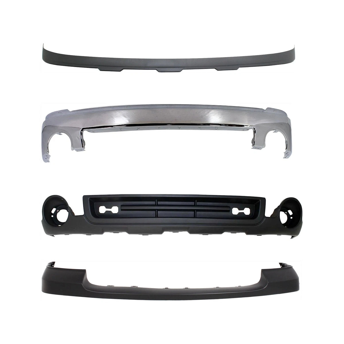 Front Bumper Face Bar for GMC Sierra 1500 (2007–2013)