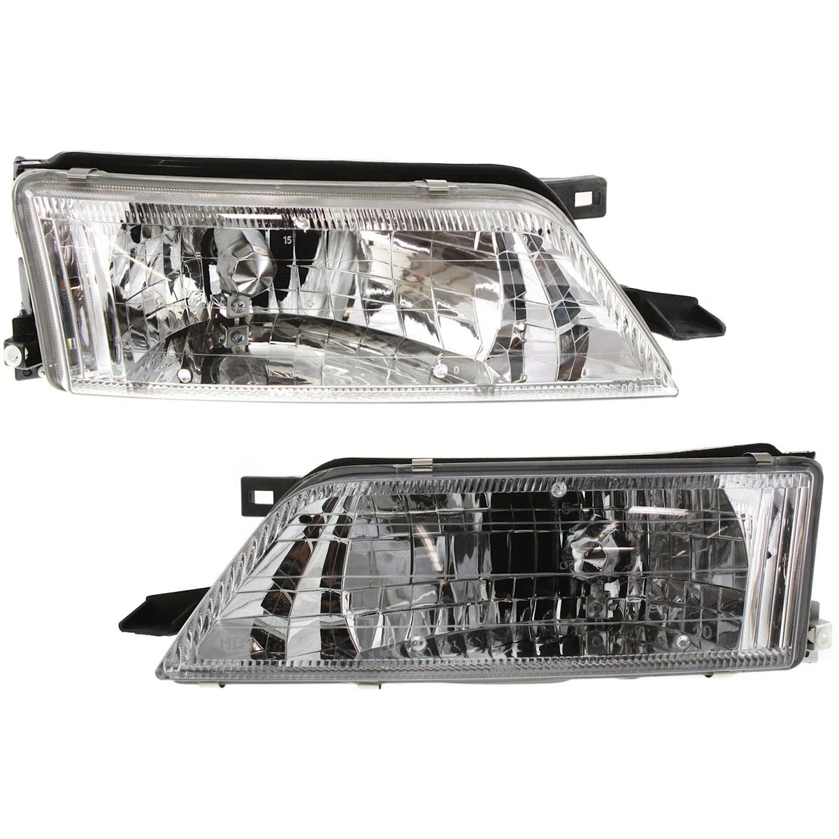 Headlight Set of 2 for Nissan Maxima (1997–1999) - Left & Right with Bulb