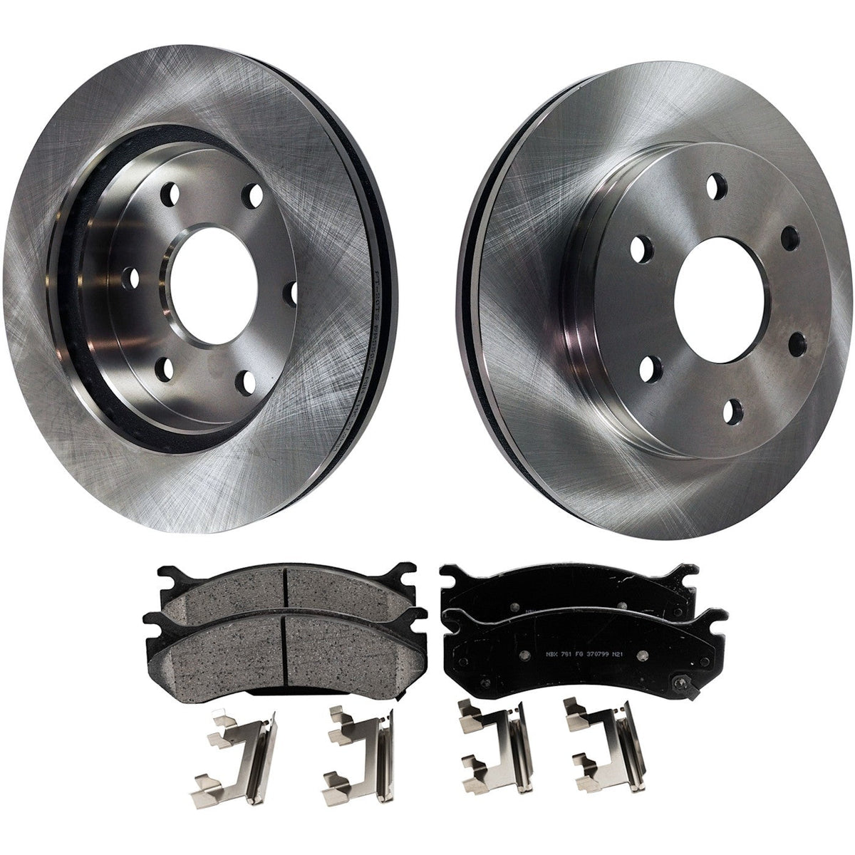 Front Brake Rotor and Pad Set for Chevrolet Silverado 1500 Tahoe