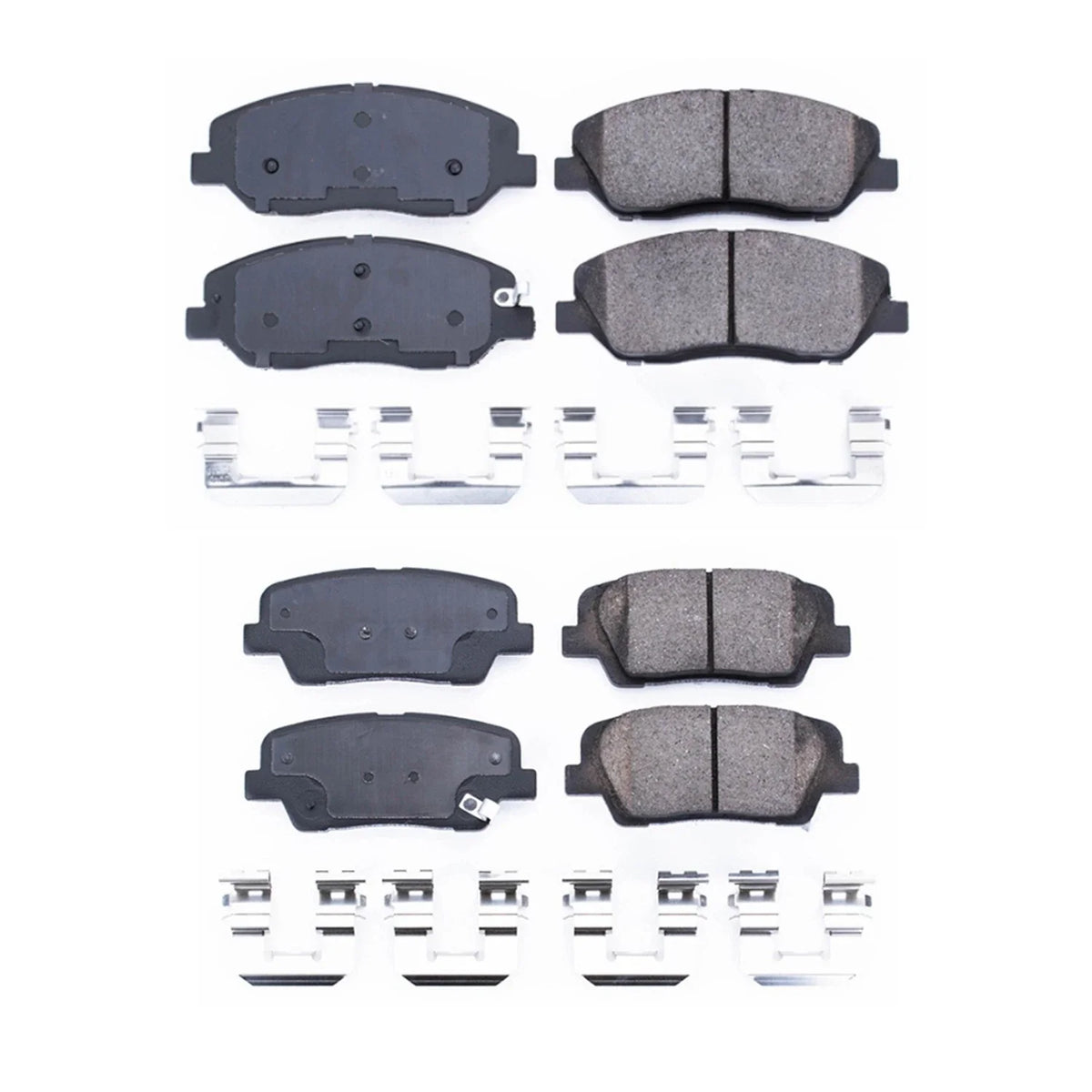 PowerStop Front & Rear Carbon Fiber Ceramic Brake Pads Kit for Sedona (2007–2014)