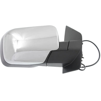 Set of 2 Power Mirrors for Nissan Titan (2011–2015) Chrome Folding