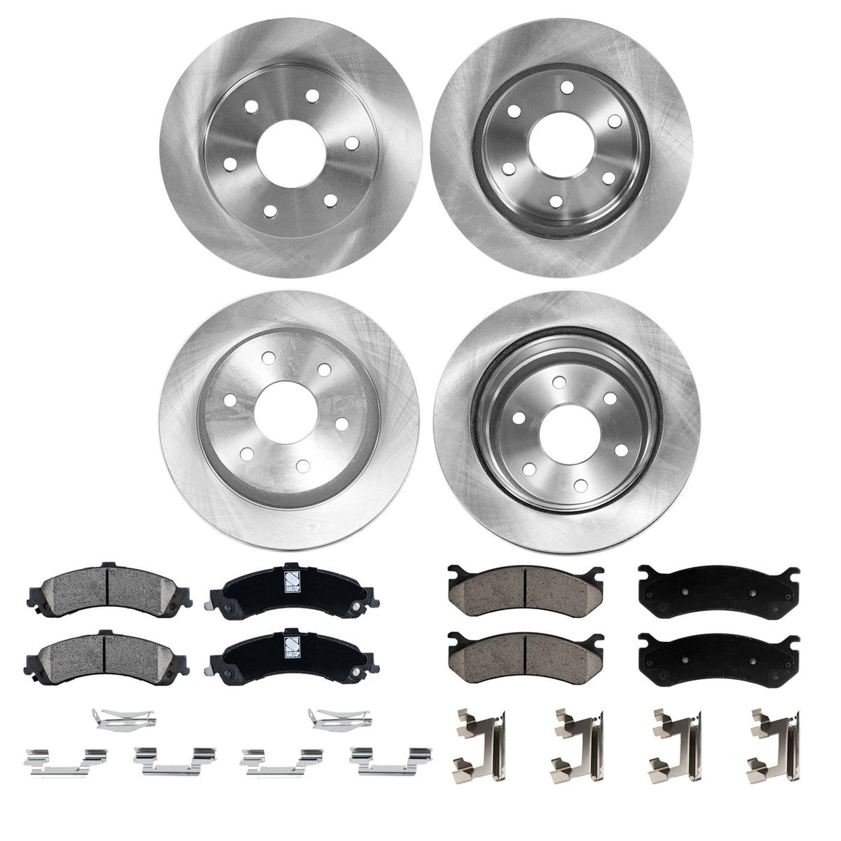 Brake Rotor and Pad Kit for Chevrolet Suburban 1500, Tahoe, GMC Yukon
