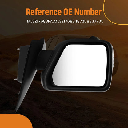 Left Side Mirror for Ford F-150 Lariat/Tremor (2021–2023) Camera Blind Spot