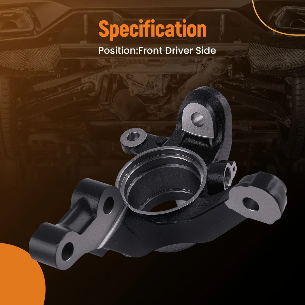 Driver Front Steering Knuckle for Toyota Corolla (1995–2002) 43212-12300 Steel