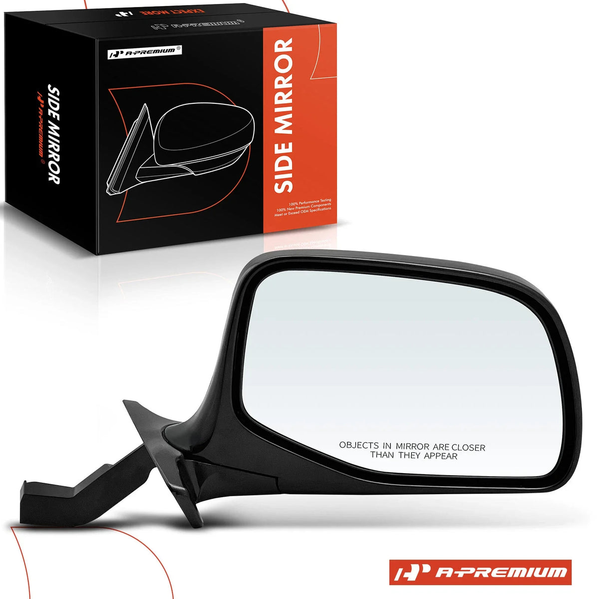 Manual Passenger Mirror for Ford F-150, Bronco (1992–1997)