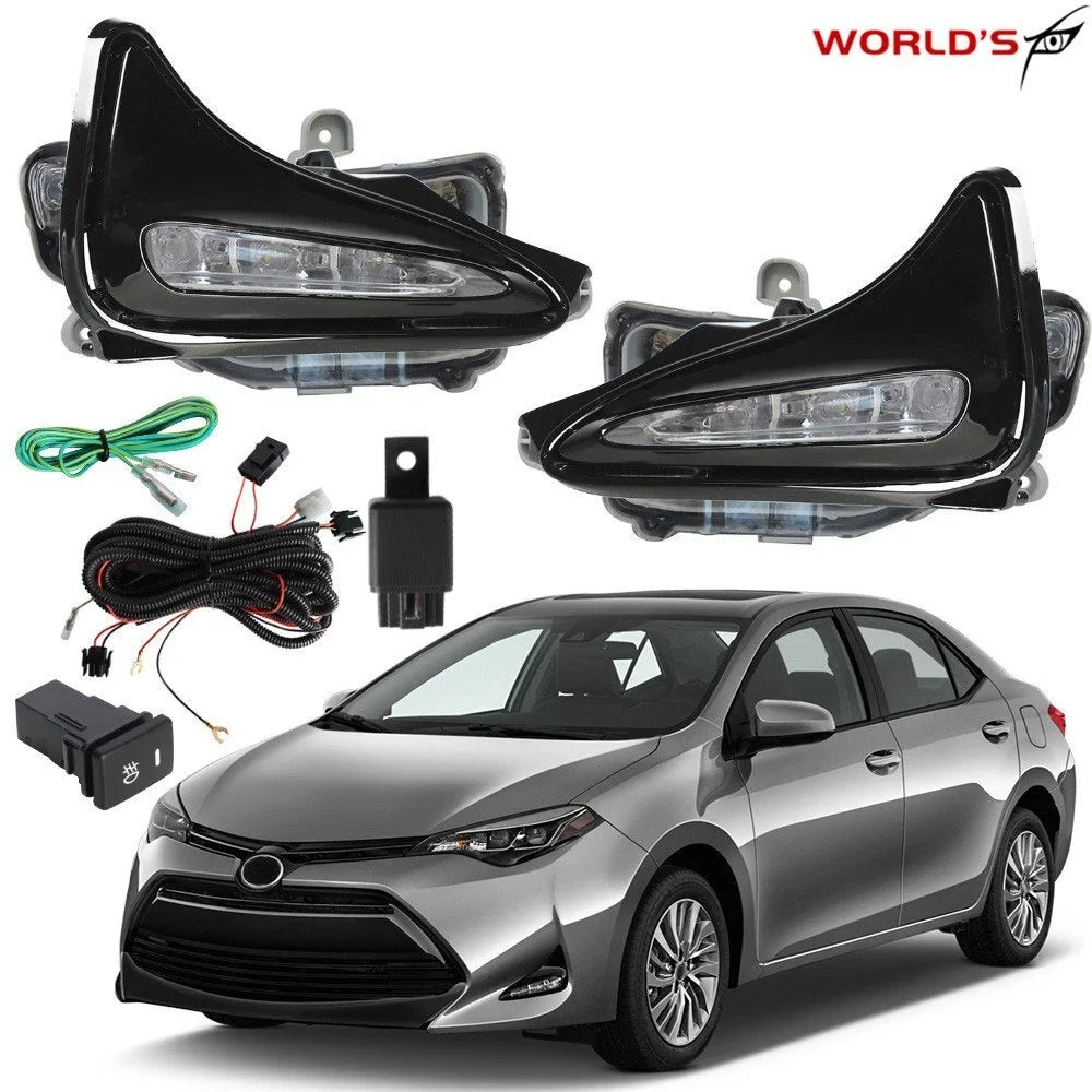 LED Bumper Fog Lights for Toyota Corolla (2017–2019)