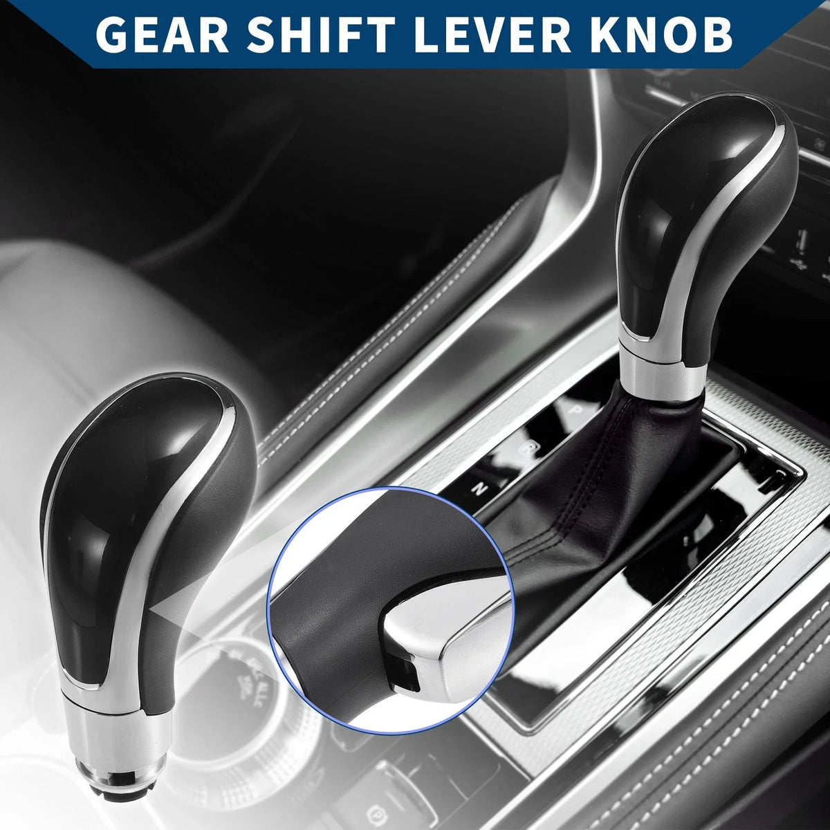 Automatic Gear Shifter Knob for Opel Insignia (2009–2013) Plastic Black