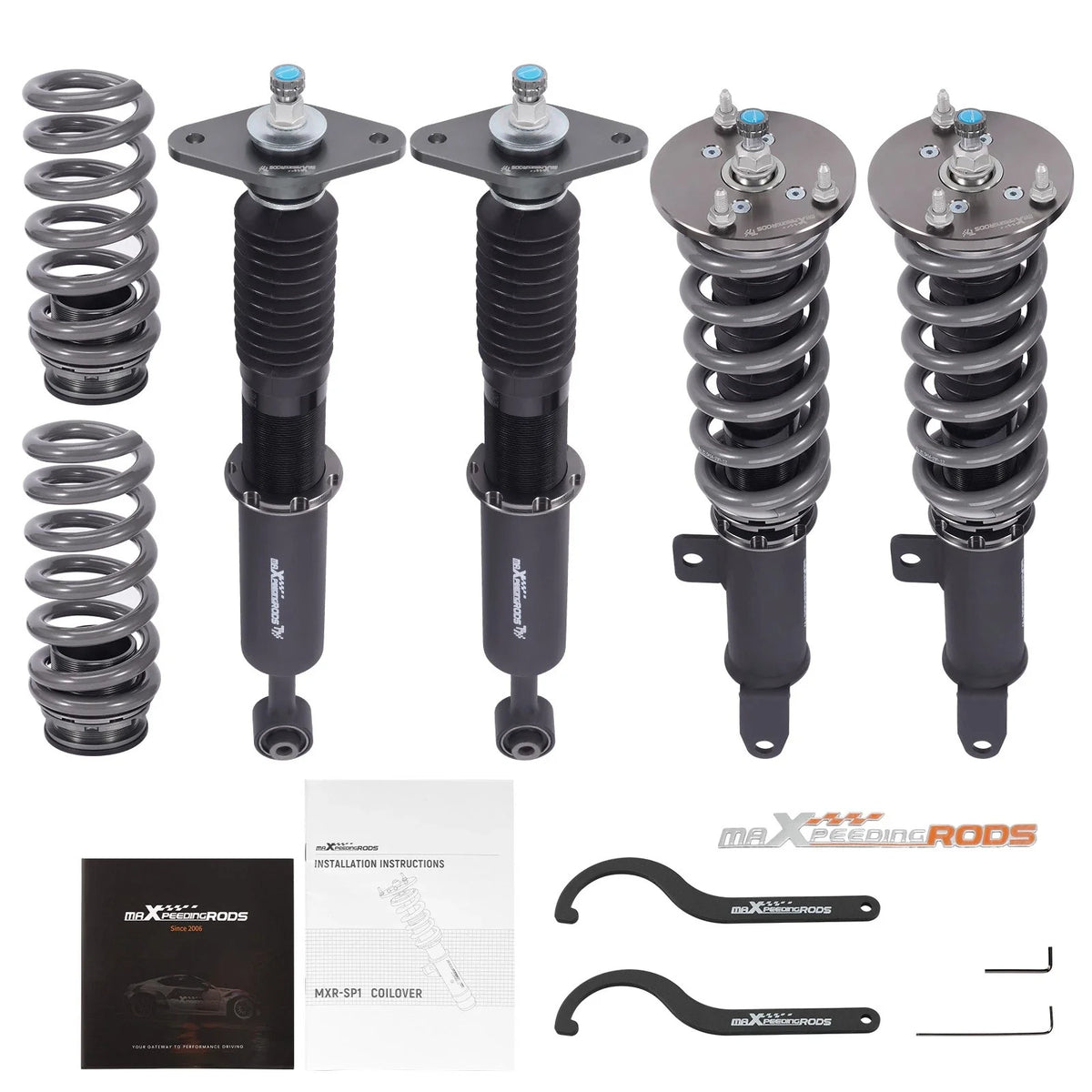 T7 Coilovers 24 Way Adjustable for 2011–2022 Dodge Charger