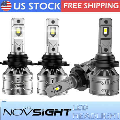 LED Headlight Bulbs Combo Kit - 4X for Hyundai Sonata 2015-2019
