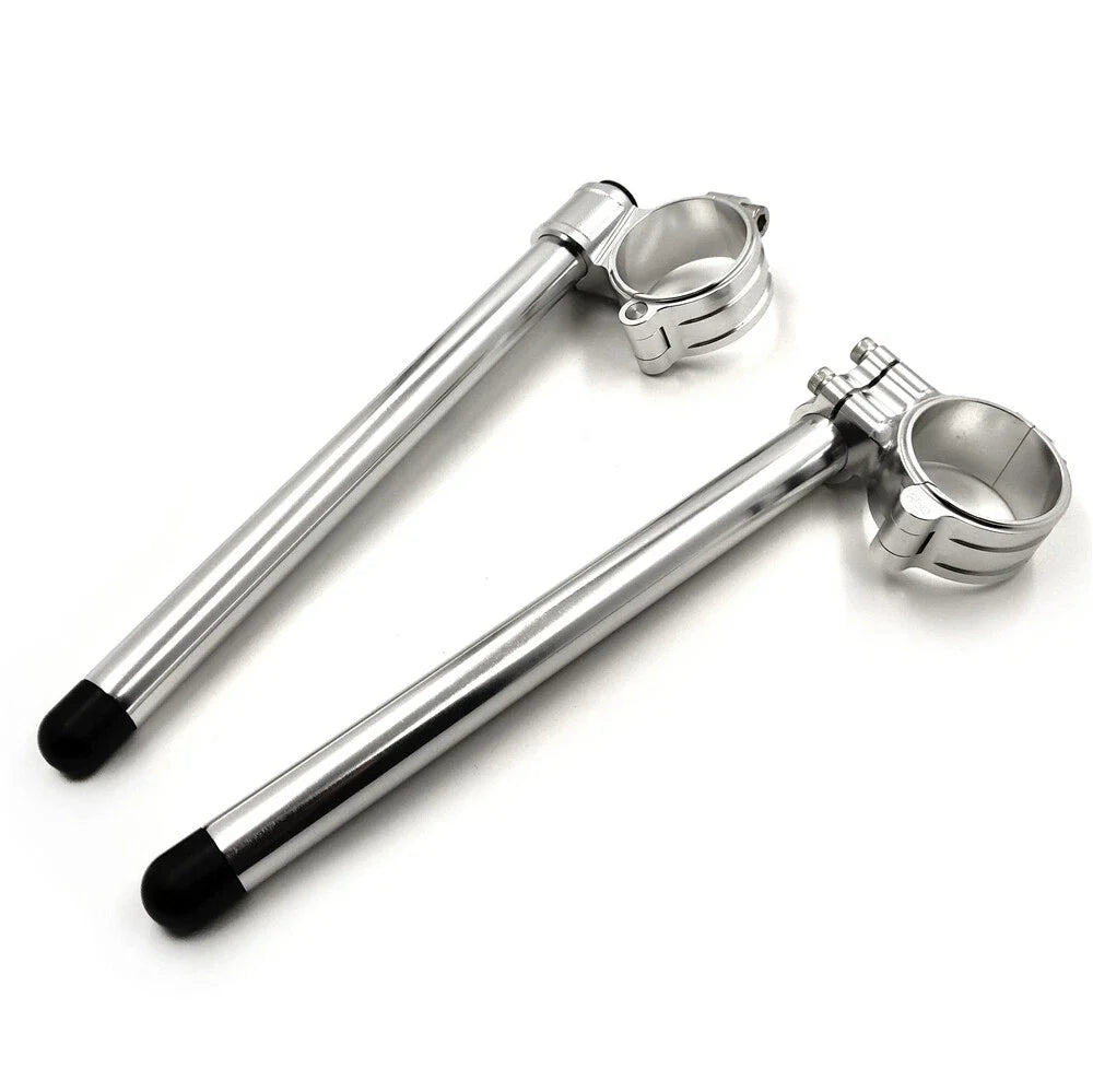 Raised Riser Clip Ons 50mm CNC for 7/8" Motorcycle Handlebars