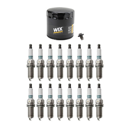 Wix Engine Oil Filter & Denso 16 Iridium Spark Plugs for Charger (2015–2023)
