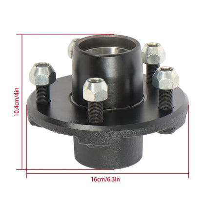 Set of 2 Trailer Hub Kit for 2000 lbs Spindle (1" or 1.0625")