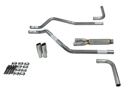 Dual Exhaust Kit with 2.5" Glasspack Side Exit for GMC Jimmy 1992-1994