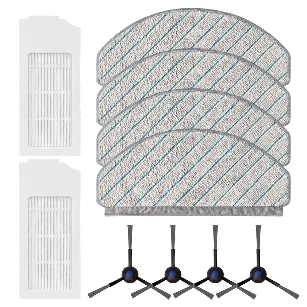 Replacement Mop Kit Filter & Microfiber Pads for Robot Mop