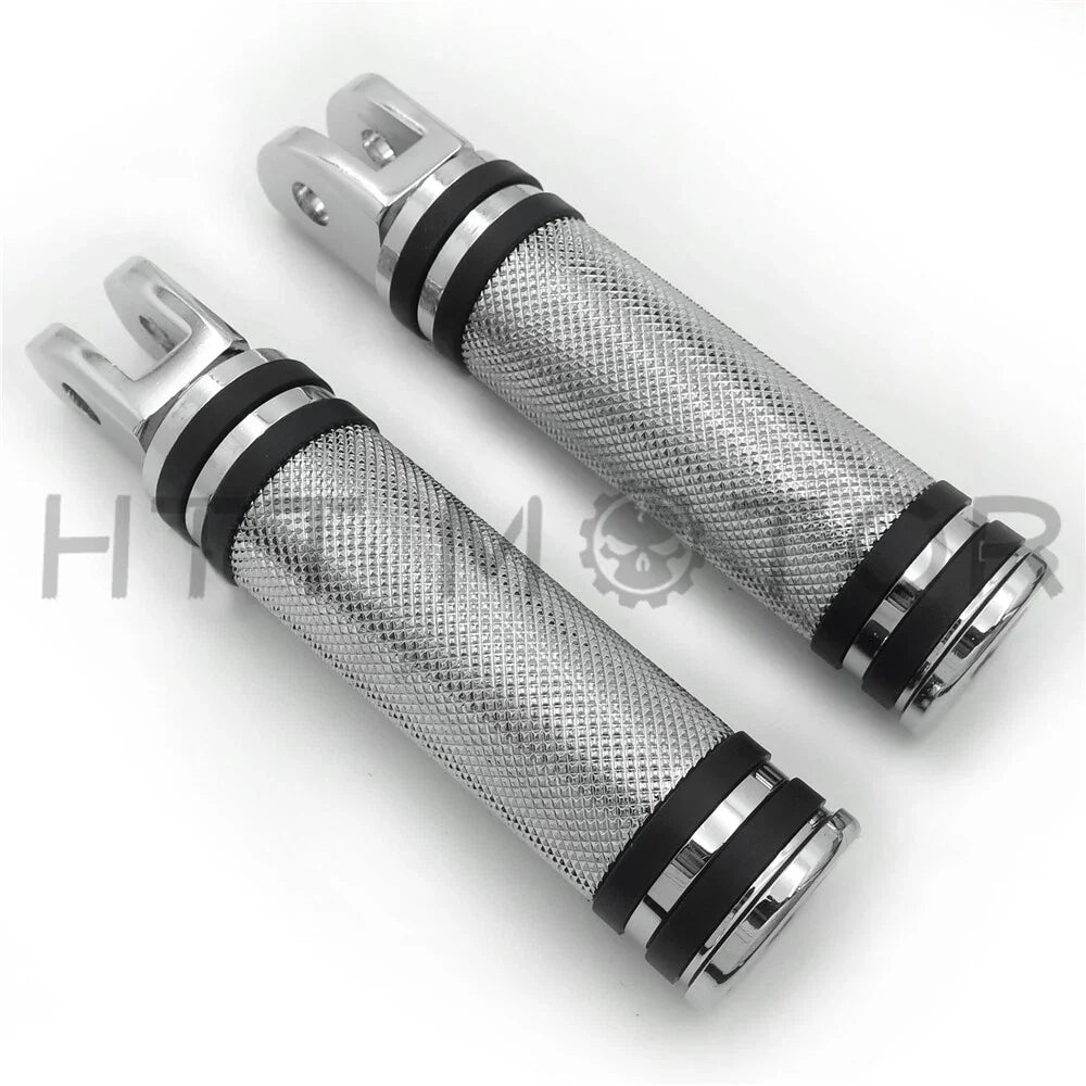Diamond Chrome Footpegs for Harley Models FXBB FXBR FXBRS FXLR (2018-2023)