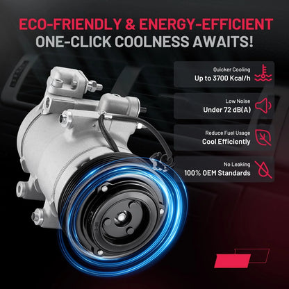 A/C Compressor for Ford Escape 2005-2007, Mazda Tribute, Mercury Mariner