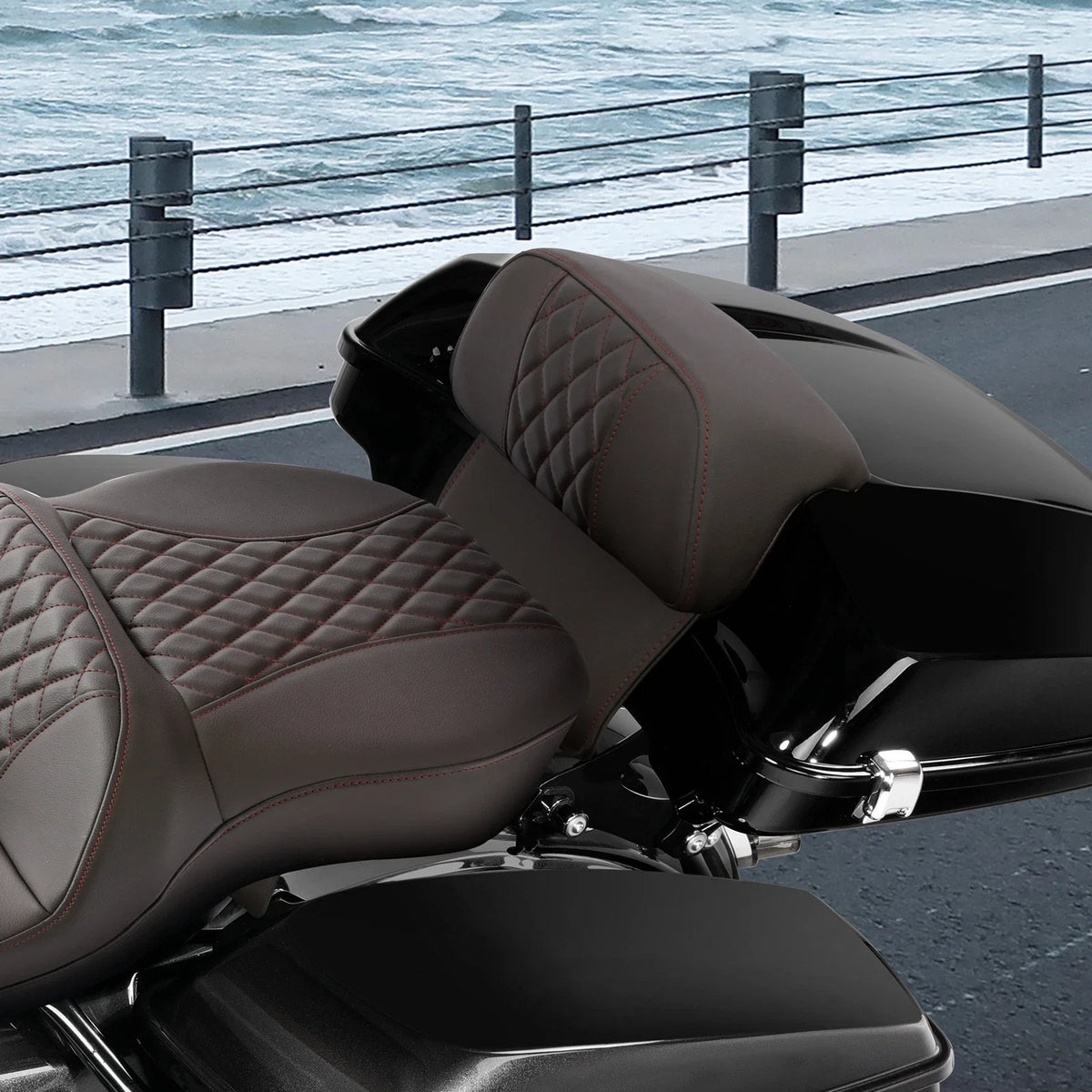 Chopped Trunk Backrest for Road Glide Harley Touring 2014–2025