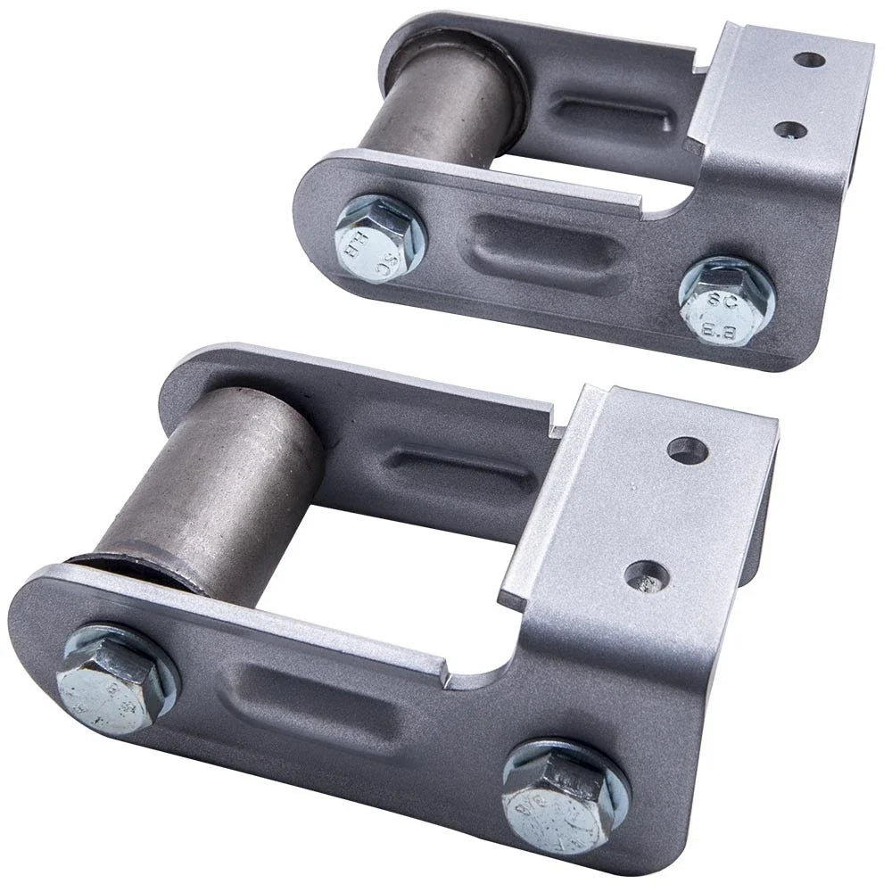 2pc Rear Leaf Spring Shackle Kit for Chevy Blazer S10, GMC Jimmy S15 (1994–2005) 14045081