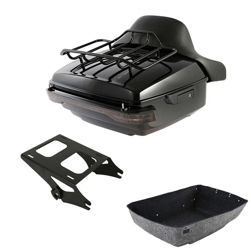 LED Backrest Pad Mount Rack for 2014-2026 Harley Touring