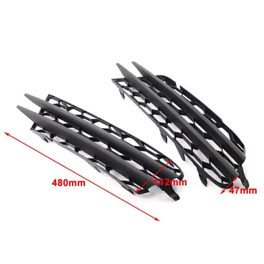 Honeycomb Front Lower Bumper Mesh Fog Light Grille for VW Scirocco (2009–2014)