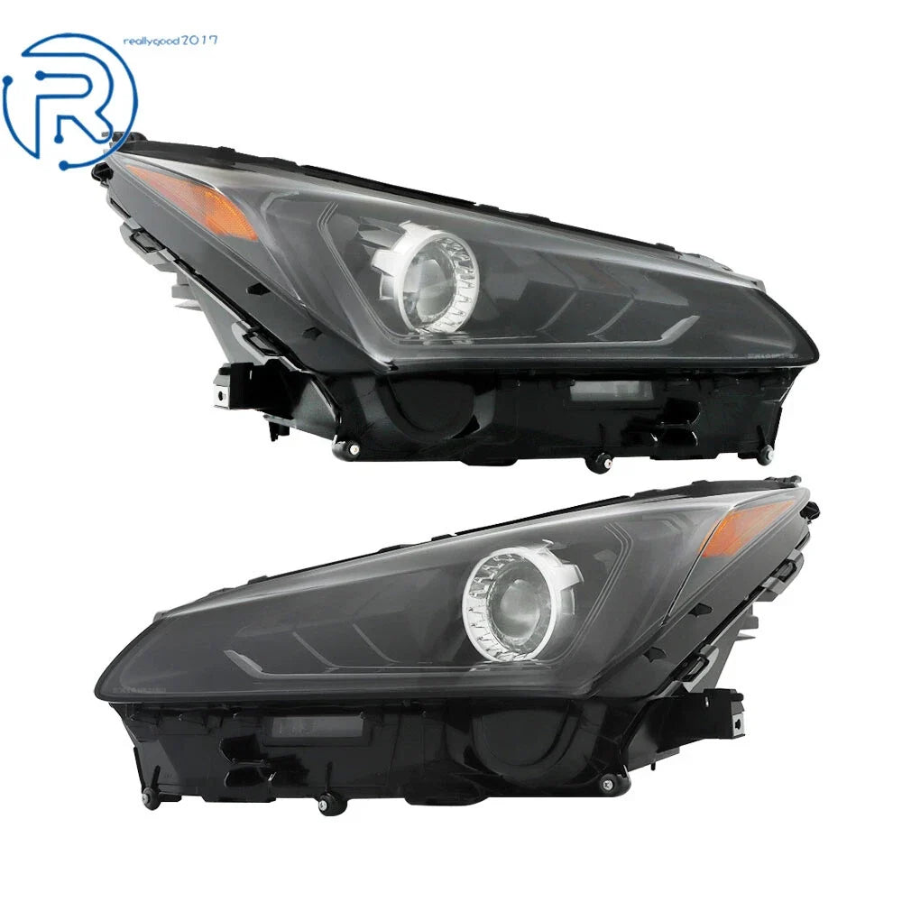 LED Headlight Set for Lexus NX300 NX300h (2018–2021) Black Housing