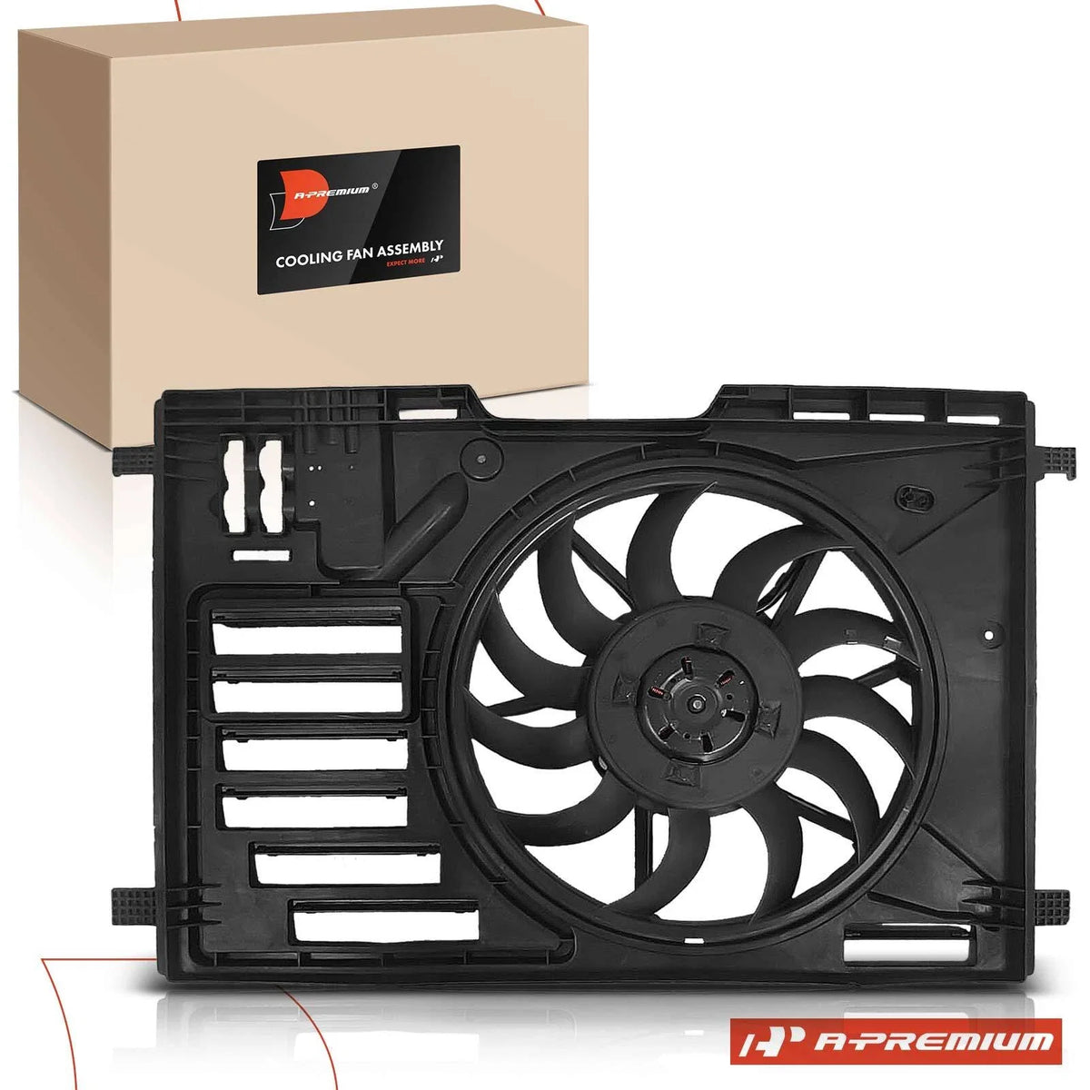 Cooling Fan Assembly with Shroud for Ford Escape (2017–2019)