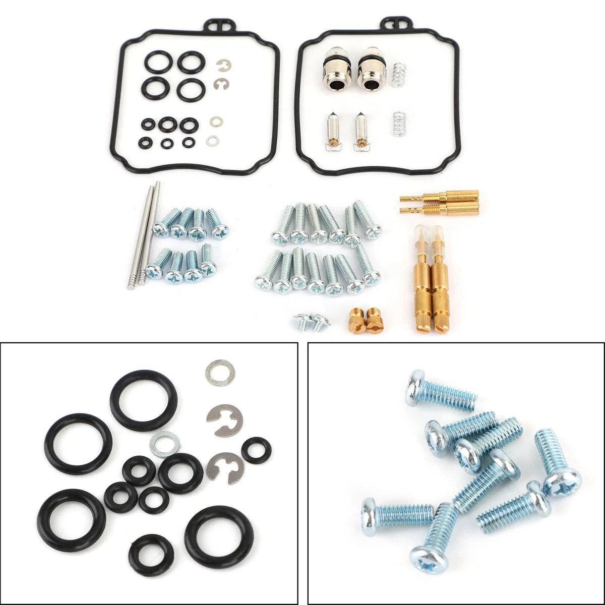 Carburetor Repair Rebuild Kit for Yamaha XVS65 V-Star 650 Custom (1998–2005)