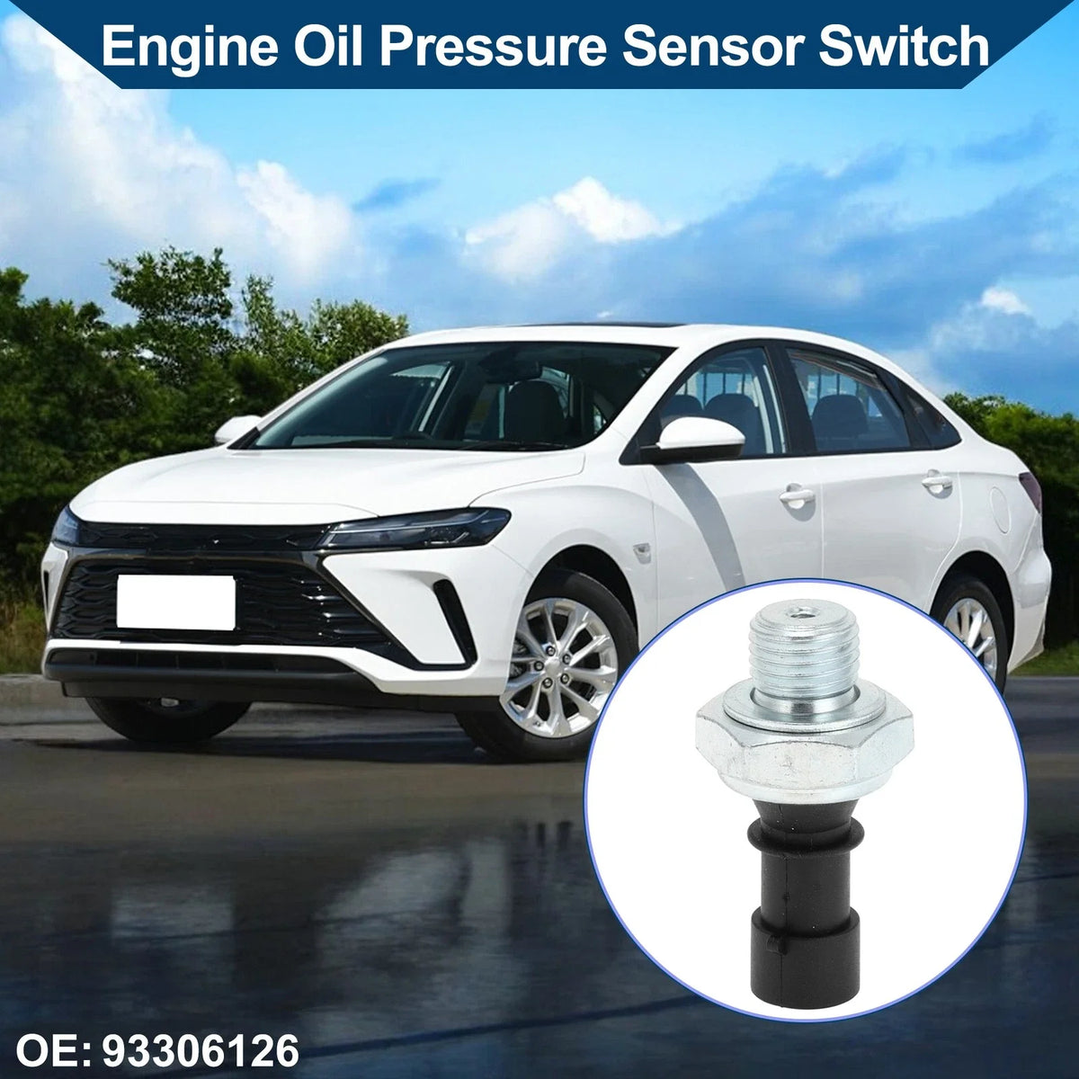 Engine Oil Pressure Sensor Switch No. 93306126 for Buick Excelle Sedan (2004–2012)