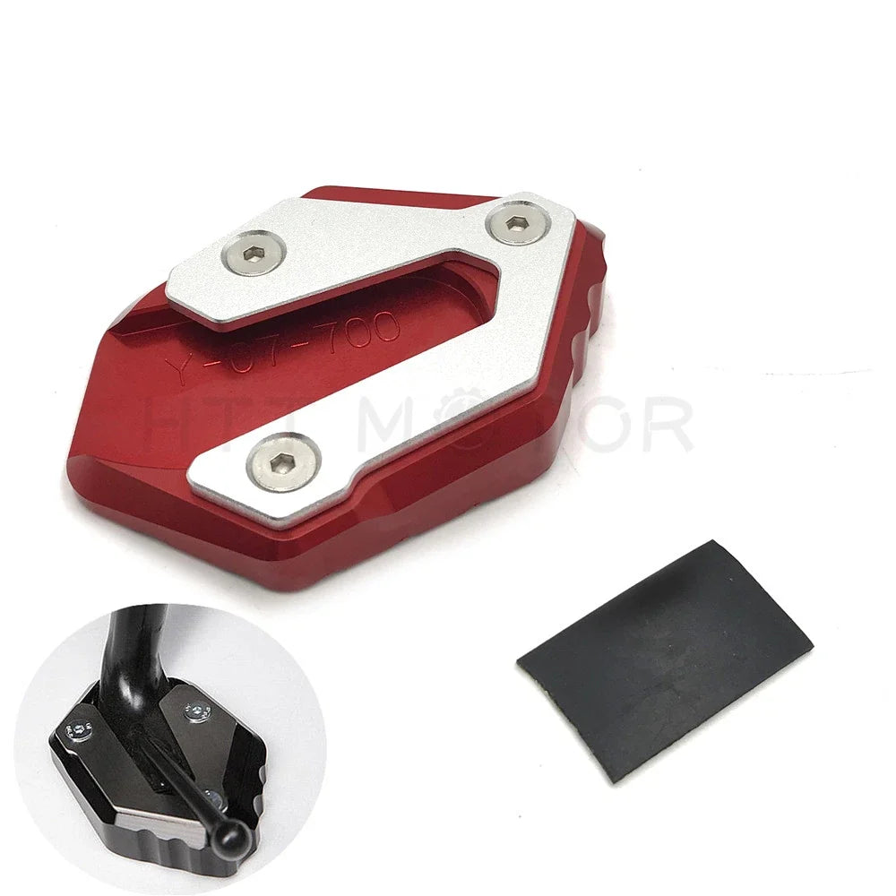 RED Kickstand Extension Pad for Yamaha MT-07 2014-2017