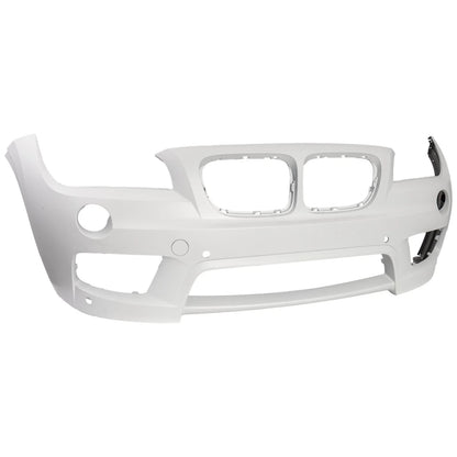 Bumper Cover for BMW X1 (2013–2015) Front Primed w/ Parking Aid Sensor Holes