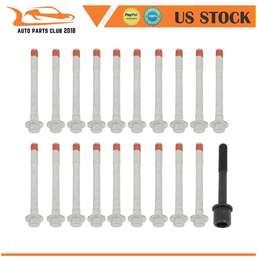 Cylinder Head Bolt Set for Chevy GMC Cadillac 5.3L 6.2L (2014–2021)