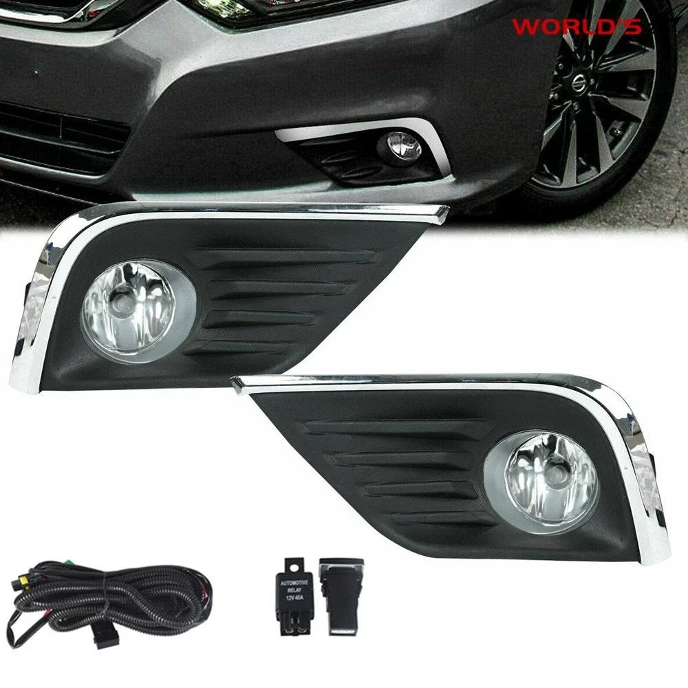 Fog Lights with Bezel and Switch for Nissan Altima (2016–2018)