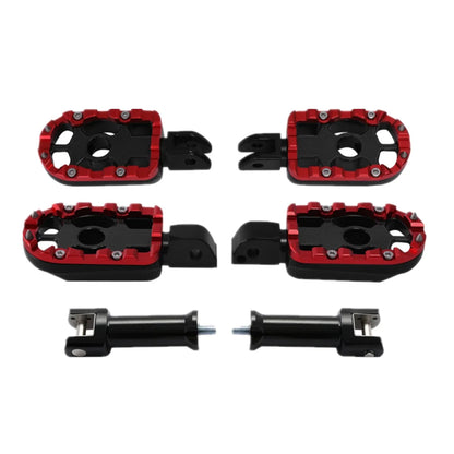 Footpegs & Bracket for 2018-2023 Harley Davidson Softail - Black Red